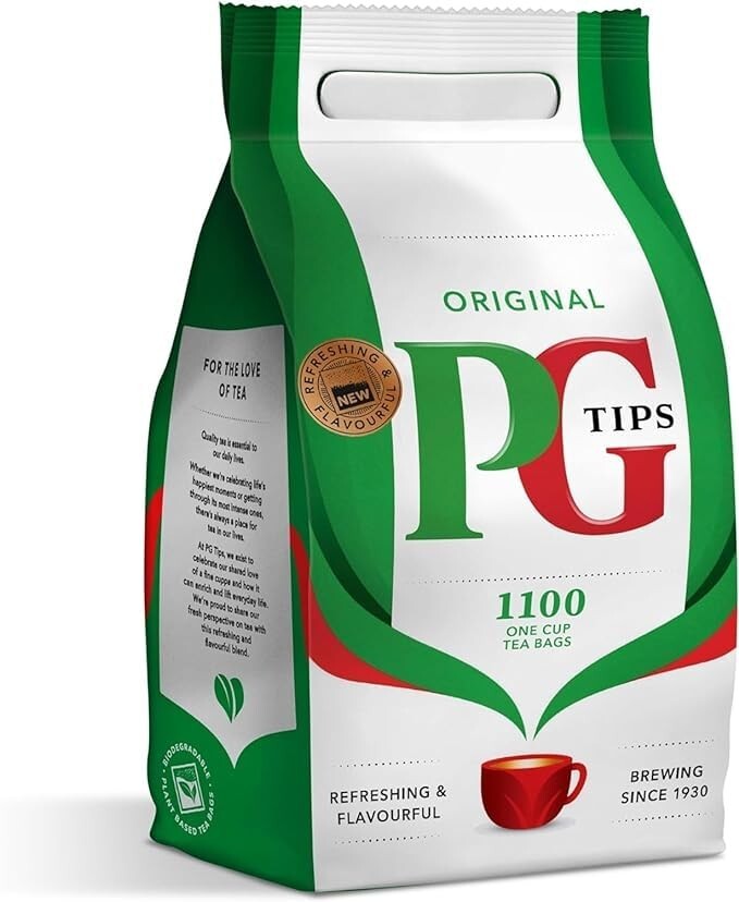 Premium Pyramid Tea Bags - 1100 Count Everyday Tea for Catering & Tea Breaks