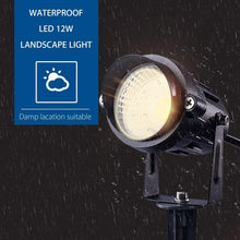 Load image into Gallery viewer, Stunning 12V Waterproof Pathway Lights - Super Warm White LED Spotlights, 8 Pack