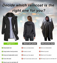 Load image into Gallery viewer, Stylish Women's Waterproof Rain Jacket - Lightweight Hooded Windbreaker S-XXL