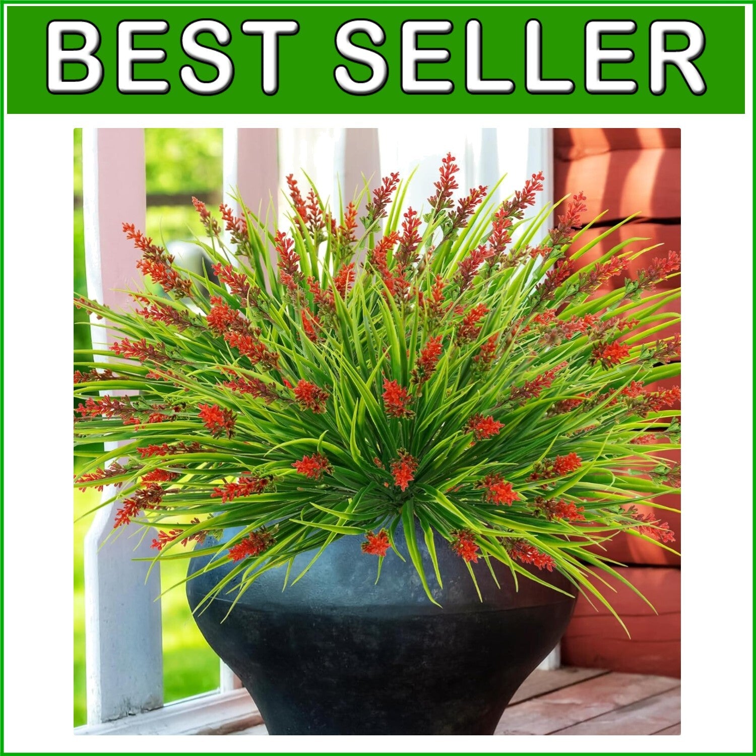 Resilient 18.2" Faux Plants - 36 Bundles for Easy Indoor & Outdoor Decor