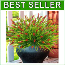 Load image into Gallery viewer, Resilient 18.2" Faux Plants - 36 Bundles for Easy Indoor &amp; Outdoor Decor