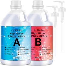 Load image into Gallery viewer, Durable Crystal Clear Epoxy Resin Kit - Ideal for Wood Coating &amp; Art Projects