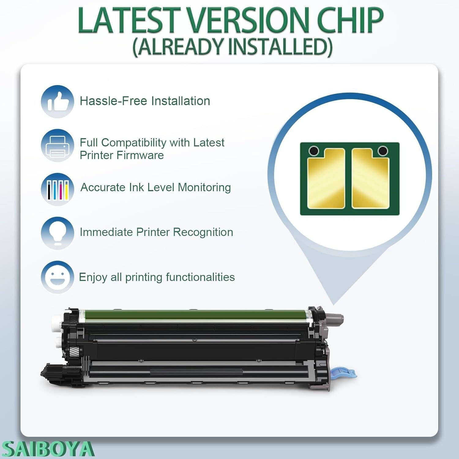 Xerox Phaser 6510 and WorkCentre 6515 Drum Cartridges - Rich Color & Quality