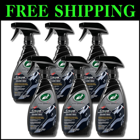Restore & Protect Black Car Paint: Ceramic Infused Spray Wax, Easy Application