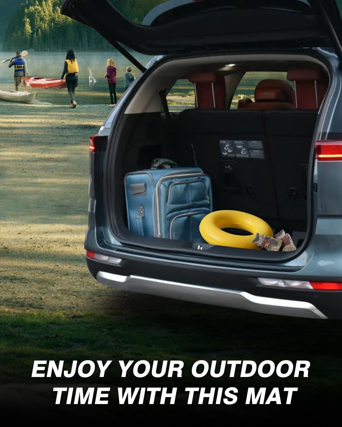 Custom-Fit Trunk Liner for Kia Carnival (2022-2025) - Water-Resistant & Non-Slip