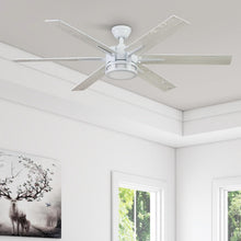 Load image into Gallery viewer, Reversible 56-Inch Ceiling Fan with LED Light and Remote – Perfect for Any Room