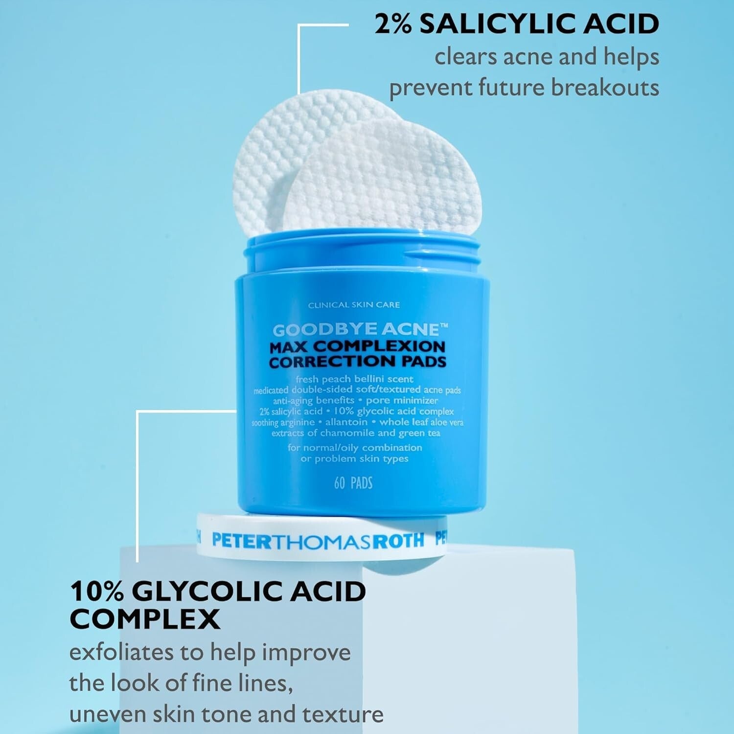 Revitalize Skin with Max Complexion Correction Pads - Gentle Exfoliation