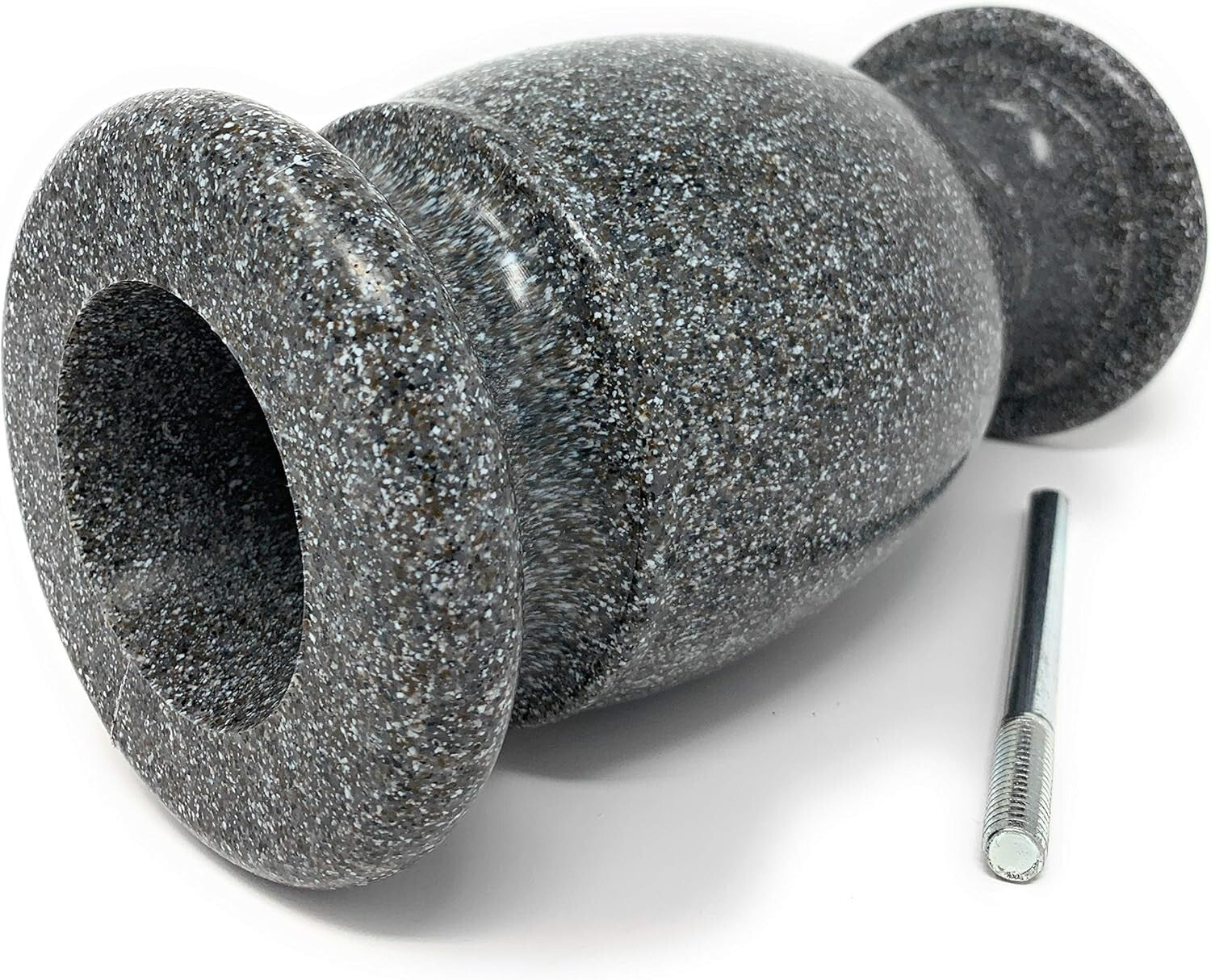 USA-Made Cemetery Flower Vase - Durable & Weather Resistant - 4.5"x4.5"x9.75"