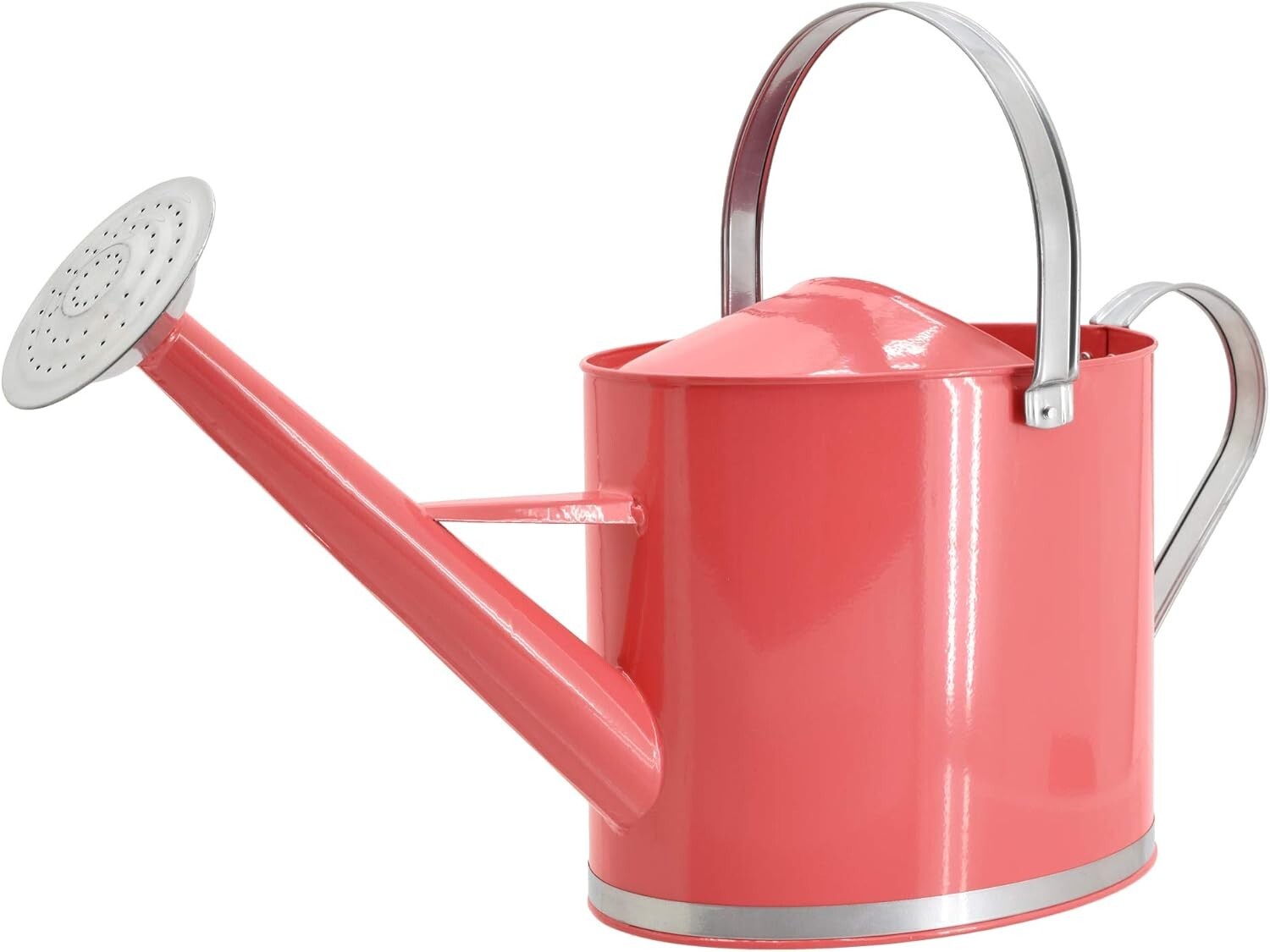 Fashionable Coral Watering Can - Perfect Gift for Garden Lovers, 1.8 Gallons