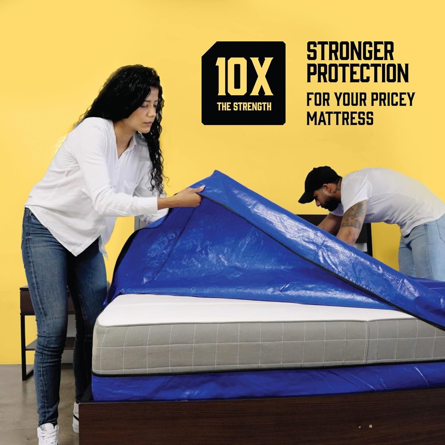 Premium Mattress Storage Bags for King Size - Extra Protection with 8 Handles