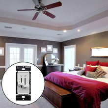 Load image into Gallery viewer, Ultimate Ceiling Fan &amp; Light Control Switch - Easy Slide Operation, 2.5A Rating