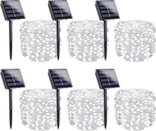Load image into Gallery viewer, Upgraded 600 LED Solar Fairy Lights - 33ft Waterproof String Lights with 8 Modes