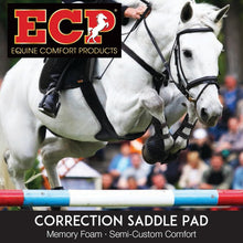 Load image into Gallery viewer, Contoured Saddle Pad with Adjustable Memory Foam for Custom Support - 22" Spine