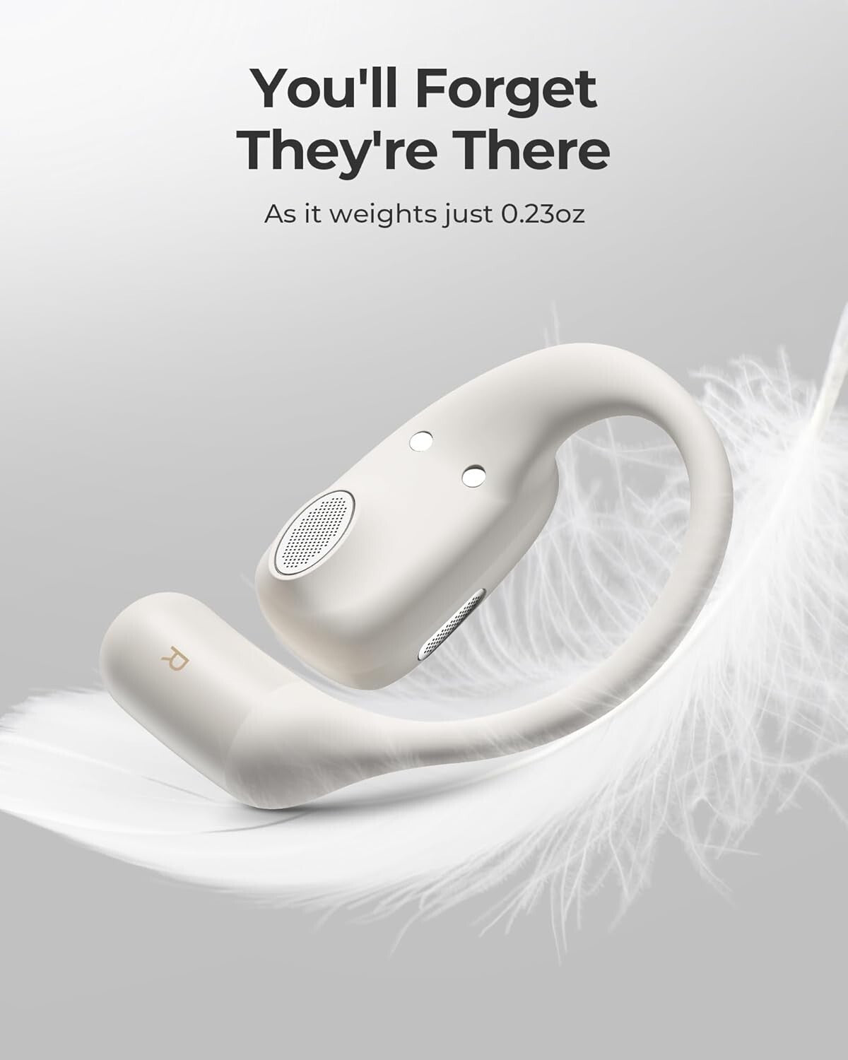 CozyFit Open Ear Wireless Headphones - Ultra-Light 30H Playtime, Bluetooth 5.4