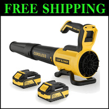 Load image into Gallery viewer, Efficient 180 MPH Cordless Leaf Blower - 2 x 4.0Ah Battery &amp; Charger Included