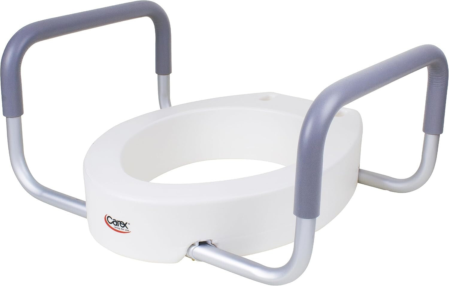 Easy Install Elevated Toilet Seat for Elongated Toilets - No Tools Required