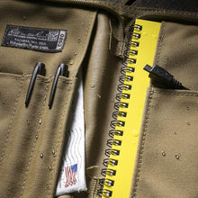 Load image into Gallery viewer, 5.5" x 8.5" Cordura Fabric Notebook Cover - Side-Bound Waterproof Organizer