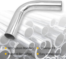 Load image into Gallery viewer, 2.5" T304 Stainless Steel 90 Degree Mandrel Bend Exhaust Pipe - Pack of 2