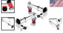 Load image into Gallery viewer, Super Loud 150dB Truck &amp; Boat Air Horn - Dual Trumpet with Easy Install Kit