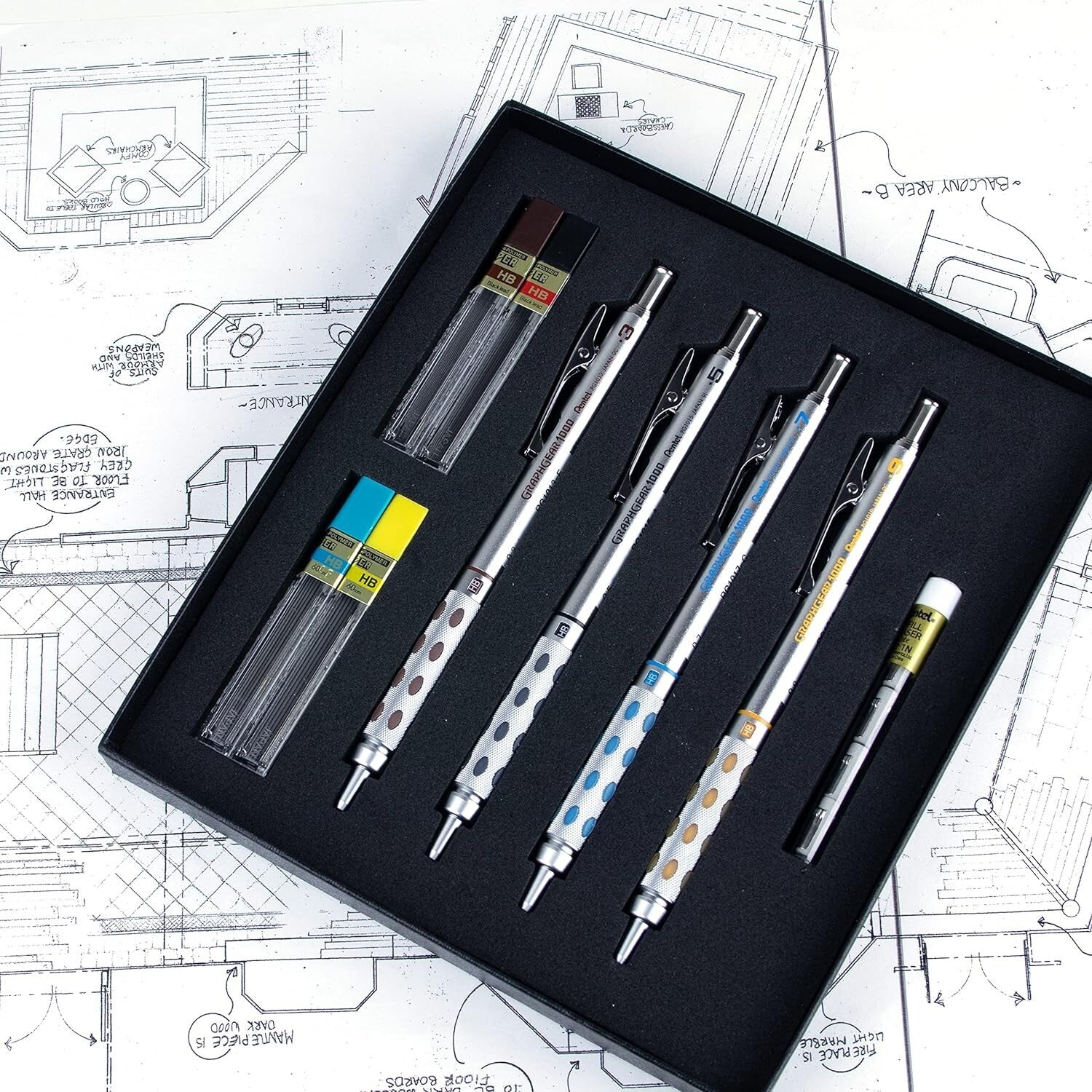GraphGear 1000 Mechanical Pencil - Ergonomic Grip & Protects Lead from Breaking