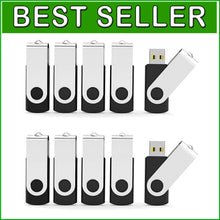 Load image into Gallery viewer, Pack of 100 Black 32GB USB Flash Drives - Perfect for Branding &amp; Gifting