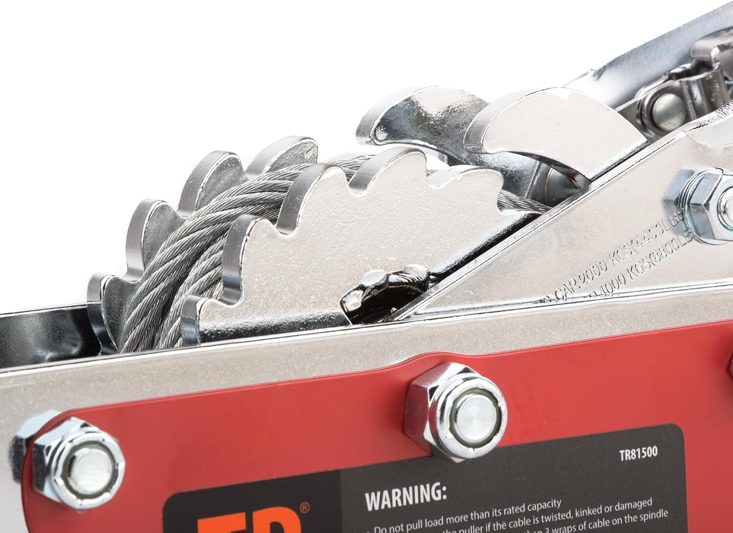 Alloy Steel Portable 4-Ton Puller - Dual Gear System for Ultimate Efficiency