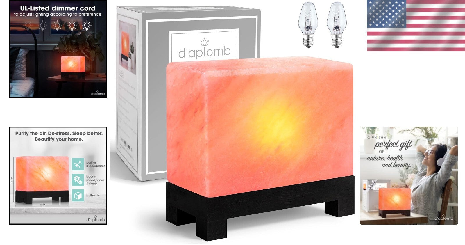 Authentic Himalayan Crystal Lamp: Hand-Carved, Ambient Lighting for Any Room