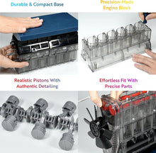 Load image into Gallery viewer, Interactive Inline 6 Engine Model for Educational Fun - Ages 10 to Adult