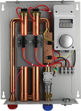 Load image into Gallery viewer, Compact 18kW Tankless Electric Water Heater with Self-Modulation and LED Control