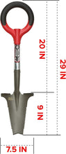 Load image into Gallery viewer, Compact Red Root Slayer Mini-Digger - Versatile Gardening Tool with Inverted Tip