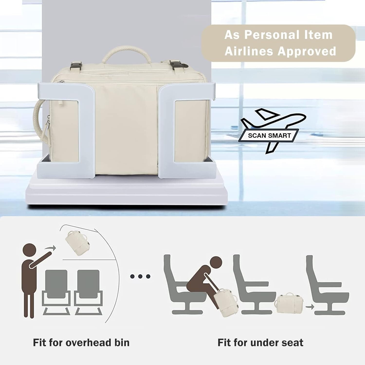 Waterproof Extra Large Women’s Travel Backpack - Anti-Theft Design & Durability