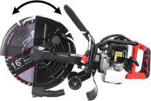 Load image into Gallery viewer, Compact 16" Concrete Cutter - 52cc Engine &amp; Integrated Water Feed Feature