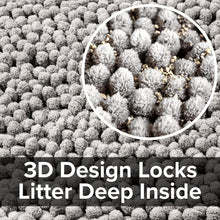 Load image into Gallery viewer, Heavy-Duty Waterproof Cat Litter Mat - Non-Slip &amp; Easy to Clean Absorbent Pad