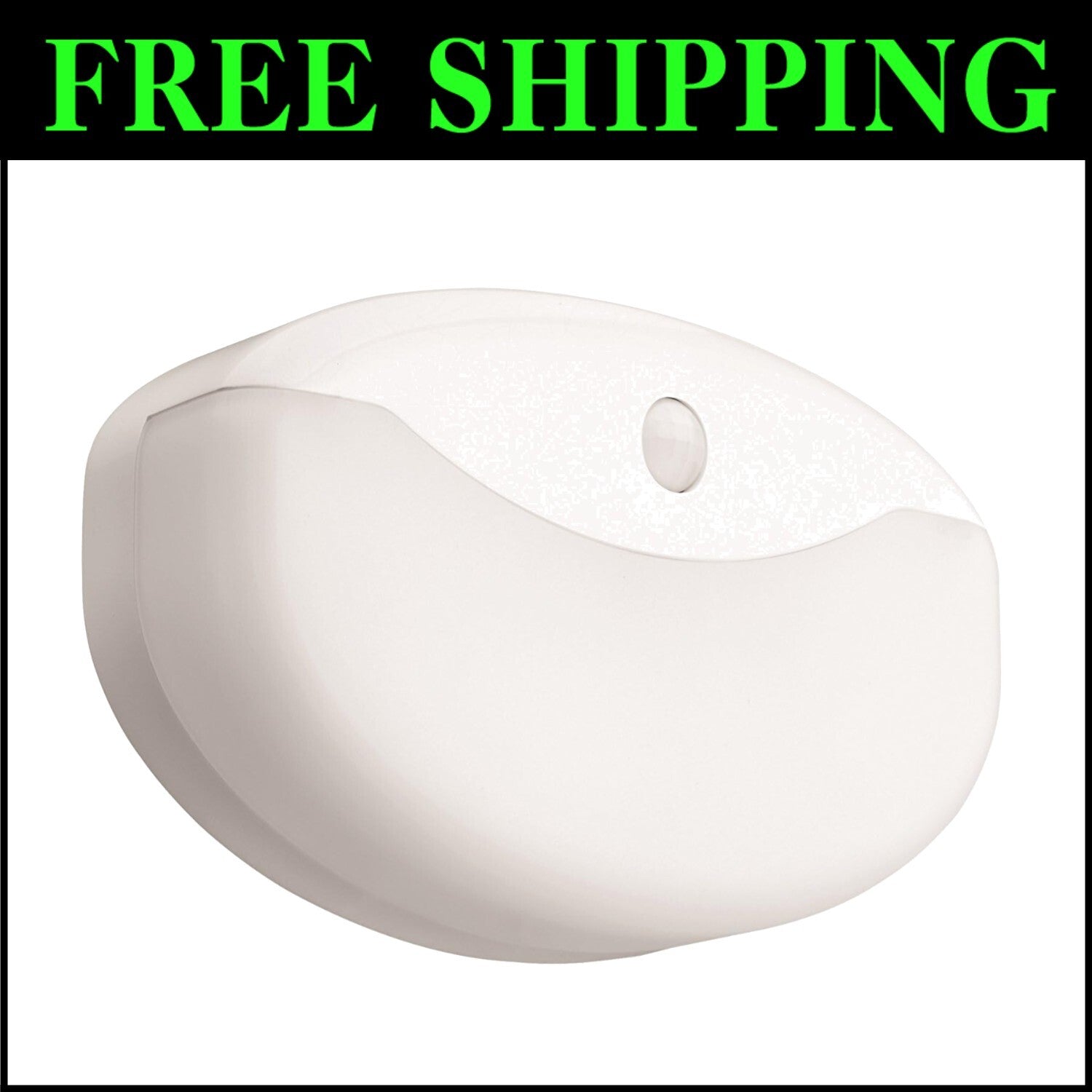 7-Inch LED Flush Mount Ceiling Light with Motion Sensor - 575 Lumens, Cool White