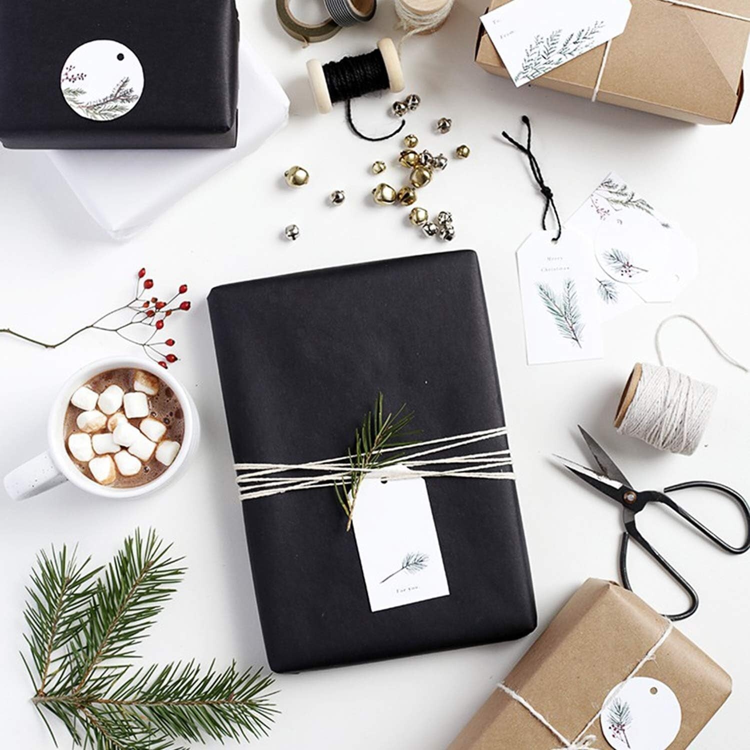 Versatile 36" x 100' Black Kraft Paper Roll - Perfect for Crafts & Packaging