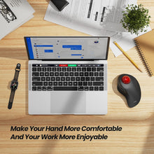 Load image into Gallery viewer, Compact &amp; Lightweight Wireless Rolling Ball Mouse - Ideal for Comfort &amp; Control