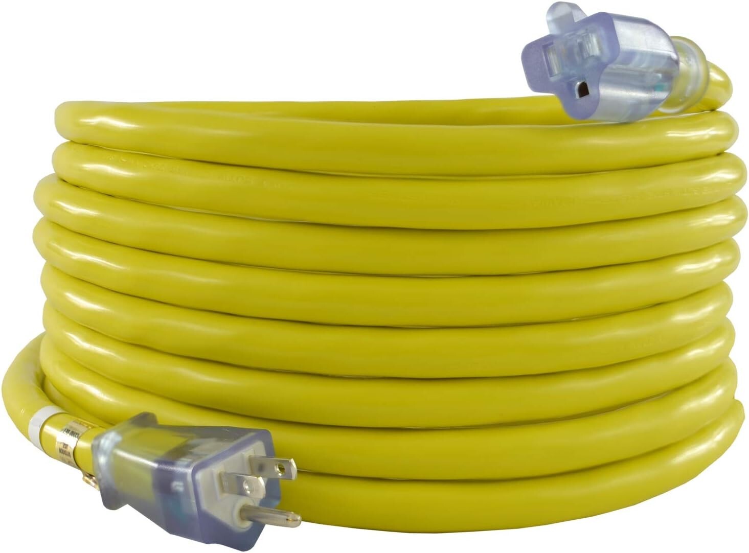 Durable 10 Gauge 50 Ft Outdoor Extension Cord with 15 Amp Power for Heavy Loads