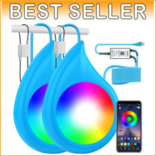 Load image into Gallery viewer, IP68 Waterproof 40W RGB Pool Lights with Bluetooth Control - Ultimate Atmosphere