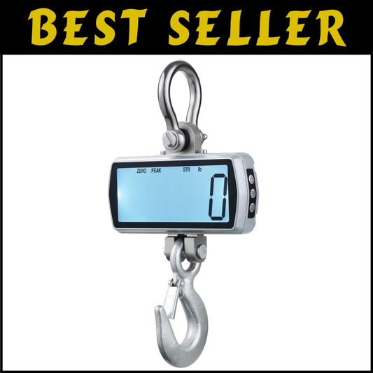 2000 lb Capacity Aluminum Crane Scale with Smart Features and Remote Access