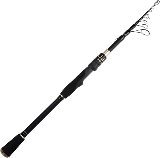 Compact Blackhawk II Graphite Fishing Rod - 6.5ft, EVA Grip, Premium Performance