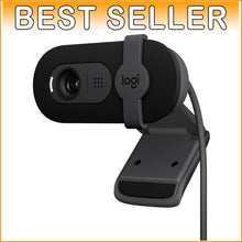 Load image into Gallery viewer, Brio 101 Full HD 1080p Webcam with Mic &amp; Privacy Shutter – Perfect for Meetings