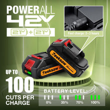 Load image into Gallery viewer, Lightweight 6-Inch Cordless Mini Chainsaw with 2 Batteries for DIY Gardening