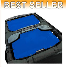Load image into Gallery viewer, Premium Double Layered UV Blocking Jeep Sun Shade - JKU Roof Cover (2007-2018)