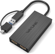 Load image into Gallery viewer, High-Resolution HDMI Splitter for Multi-Monitor Setup - Lightweight and Portable