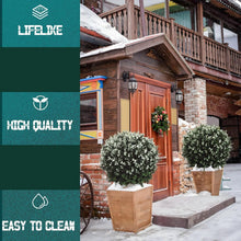 Load image into Gallery viewer, Maintenance-Free Boxwood Topiary Trees - 24" Stylish Decor for Every Space