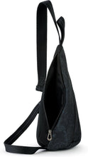 Load image into Gallery viewer, Black Tonal Eco Twill Backpack with Adjustable Strap – Fashion Meets Function
