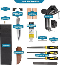 Load image into Gallery viewer, Multi-Purpose Knife Making Kit with Stainless Steel Components - Gift for Him