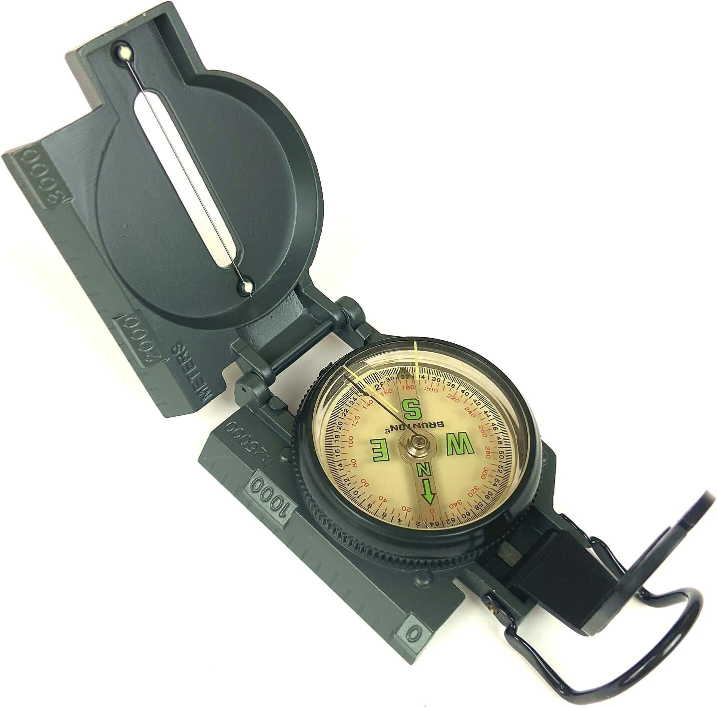 Advanced Land Nav Kit: Lensatic Compass, Protractor & Markers for Tactical Use