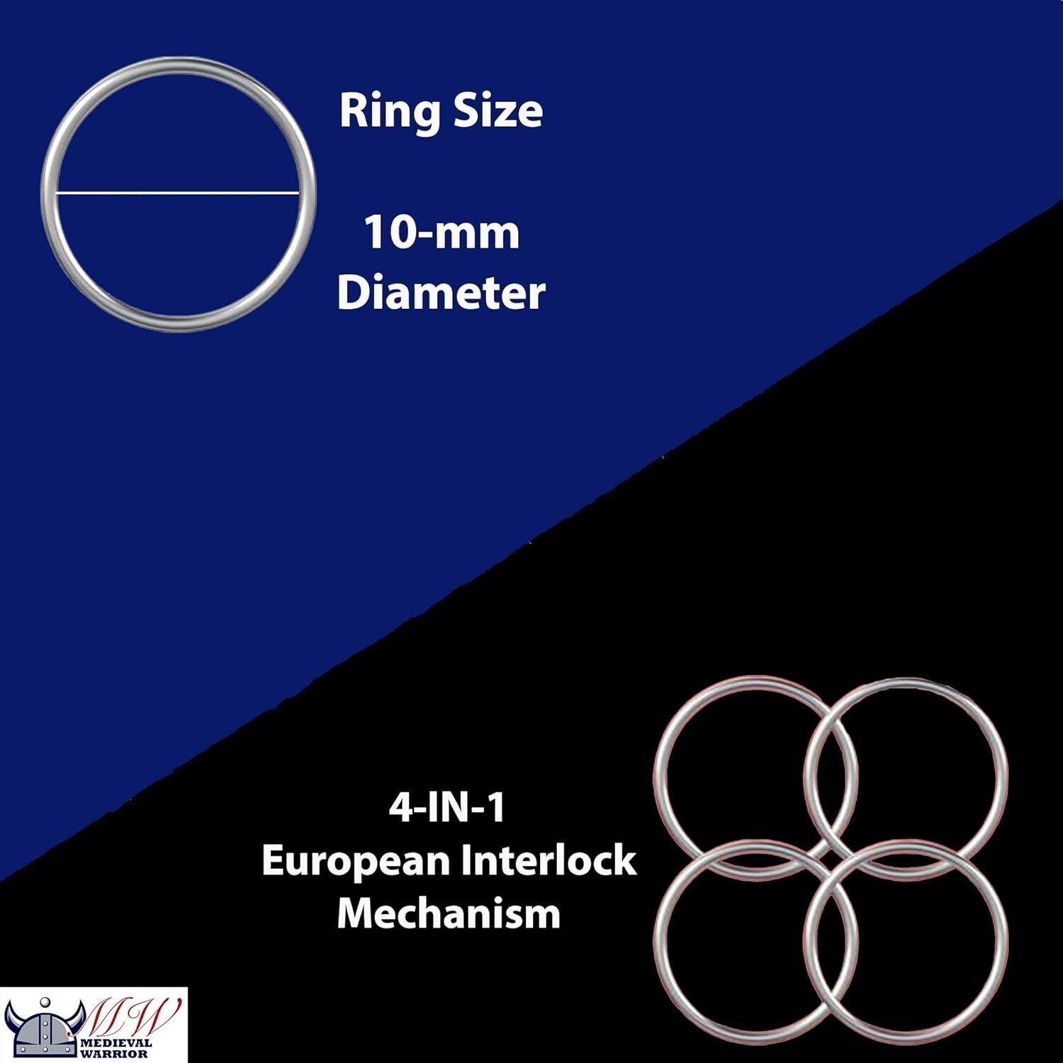 Durable 4-Pound Chainmail Coif Armor - Medieval Neck Protection in 18.75 Inches