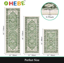 Load image into Gallery viewer, 3-Piece Kitchen Rug Set with Runner - Non-Slip and Machine Washable Design
